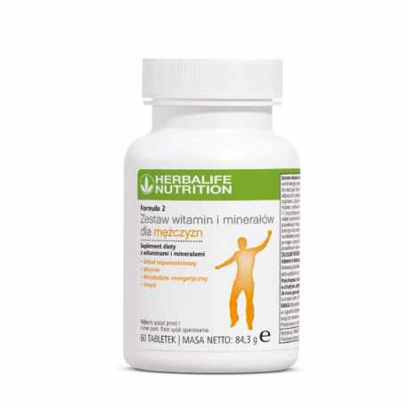 Zestaw witamin i minerałów dla mężczyzn Formuła 2
